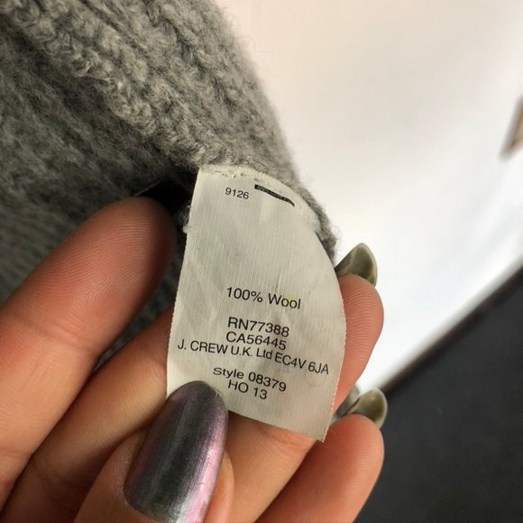 SOLD! J. Crew | 100% Wool Knit Cardigan - Picture 8 of 9